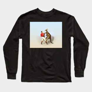 Circus Series Boxing Kangaroo Long Sleeve T-Shirt